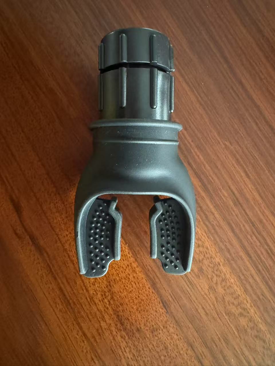 The Fitness Trainer portable lung capacity abdominal breathing trainer has adjustable resistance