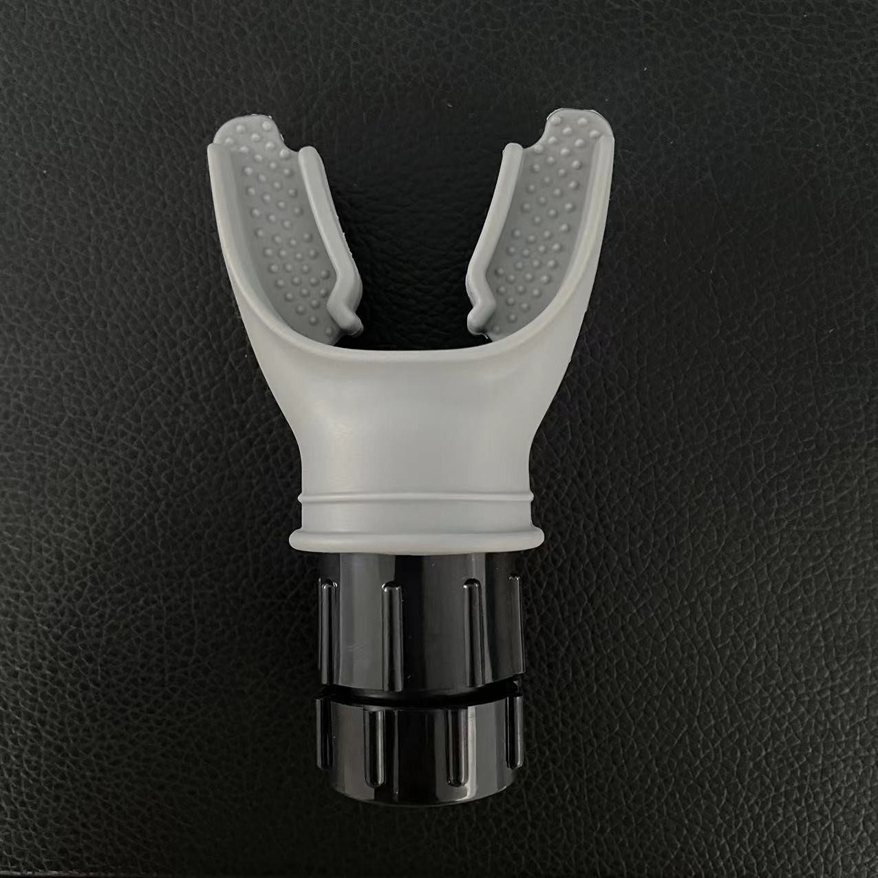 The Fitness Trainer portable lung capacity abdominal breathing trainer has adjustable resistance