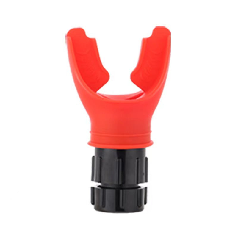 The Fitness Trainer portable lung capacity abdominal breathing trainer has adjustable resistance