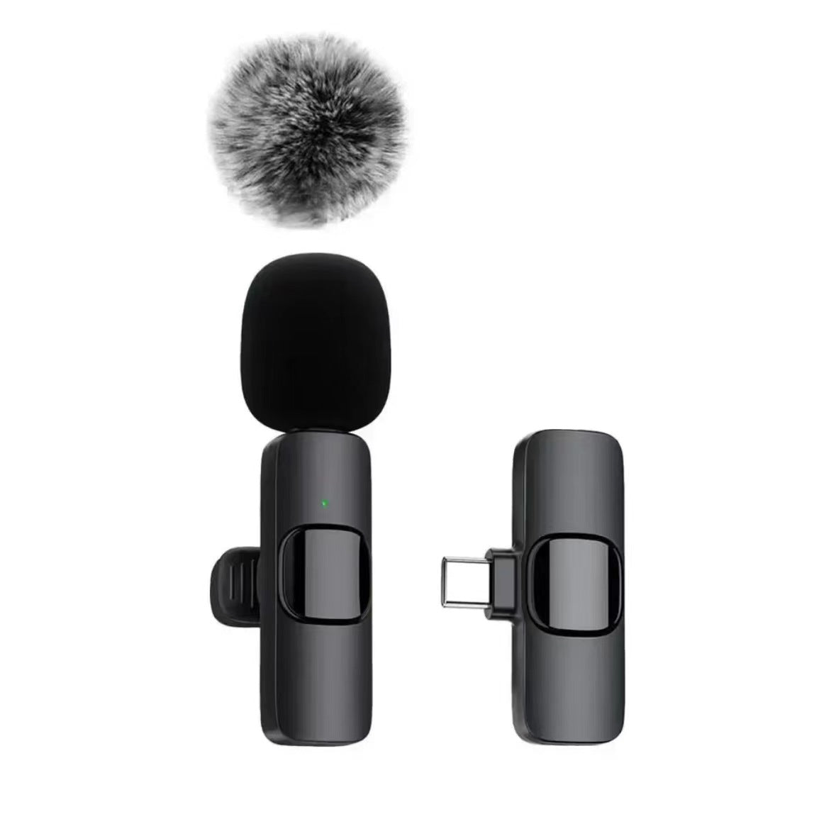 K1K9pro wireless lapel microphone Outdoor mobile phone microphone mini noise-cancelling lapel microphone
