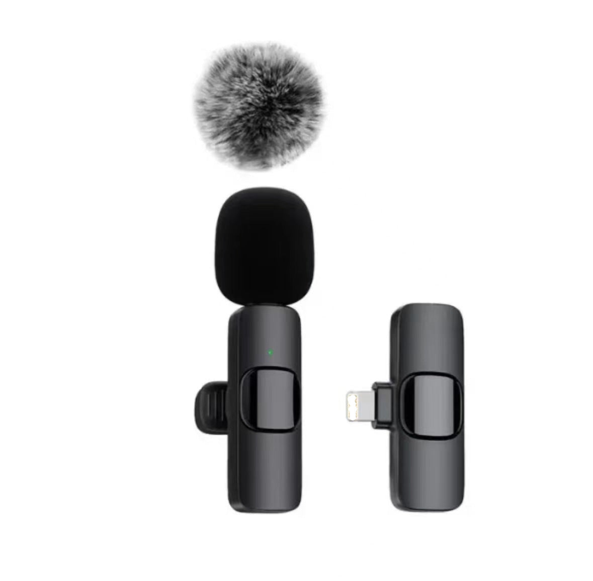 K1K9pro wireless lapel microphone Outdoor mobile phone microphone mini noise-cancelling lapel microphone