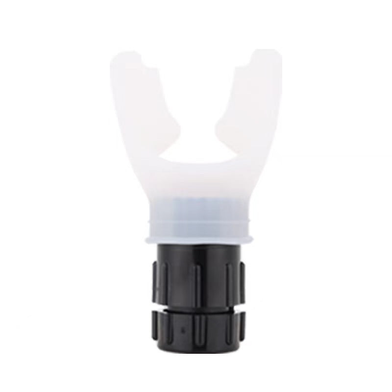The Fitness Trainer portable lung capacity abdominal breathing trainer has adjustable resistance