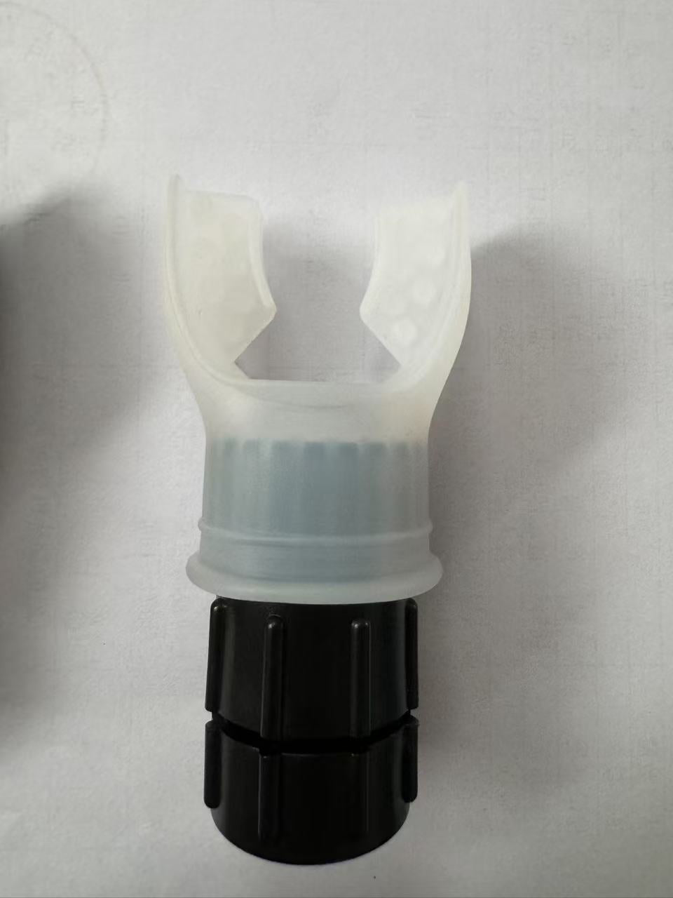 The Fitness Trainer portable lung capacity abdominal breathing trainer has adjustable resistance