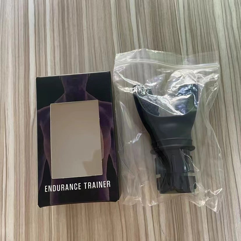 The Fitness Trainer portable lung capacity abdominal breathing trainer has adjustable resistance