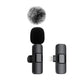 K1K9pro wireless lapel microphone Outdoor mobile phone microphone mini noise-cancelling lapel microphone