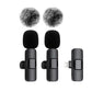 K1K9pro wireless lapel microphone Outdoor mobile phone microphone mini noise-cancelling lapel microphone