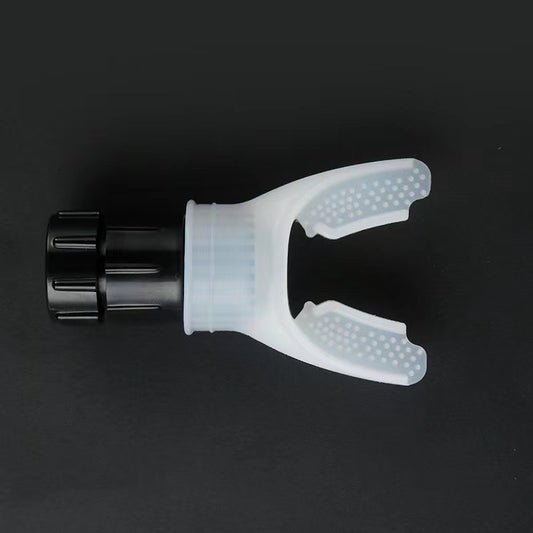 The Fitness Trainer portable lung capacity abdominal breathing trainer has adjustable resistance